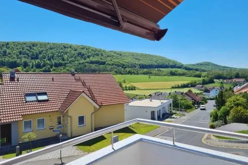 Fränkische Rhön Wohnung mit Bergblick ツ in Bad Kissingen, Deutschland