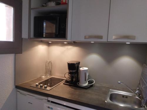 Küche, travelski home select - Résidence Les Glaciers (travelski home select - Residence Les Glaciers) in La Plagne