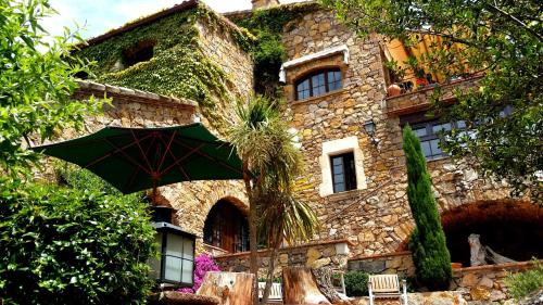Vedere exterior, Hotel Galena Mas Comangau in Begur