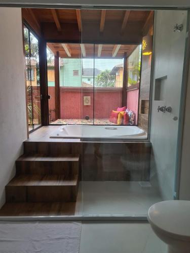 Hot tub, Pousada Vila Rosada near Morro da Lagoa