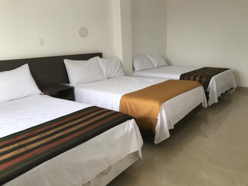 3 double beds