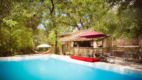 Maison Provençale pleine nature à Uzès gîte à louer Sagriès