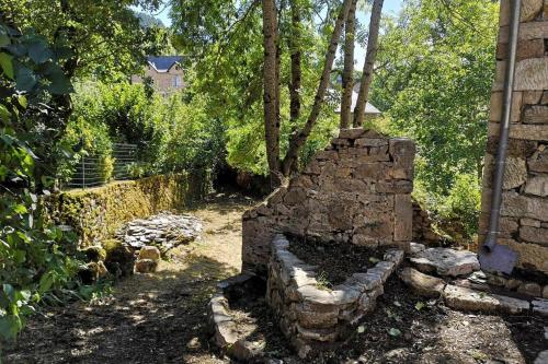 Garden, Maison traditionnelle en Lozere in Laguiole