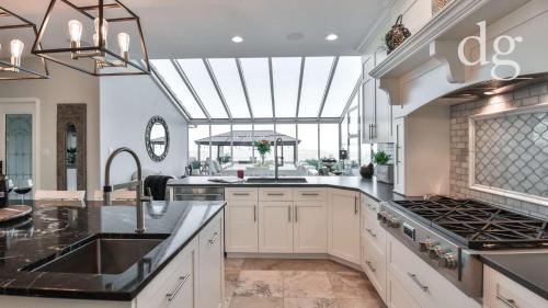 8000 sqr ft ft Villa with pool, sauna and hot tub.