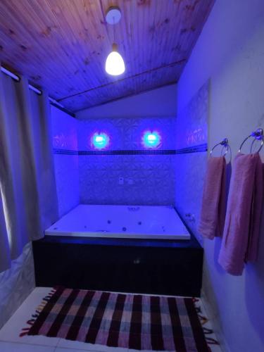 熱水浴缸, Pousada Banana Cipo in 桑塔納杜裡亞舒