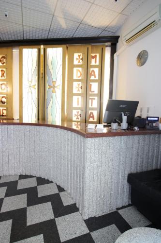Lobby, Hotel Croce Di Malta in Novara