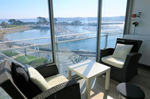 Bel appartement rénové VUE MER au port de de PERROS-GUIREC Ref 841 - Location saisonnière - Perros-Guirec