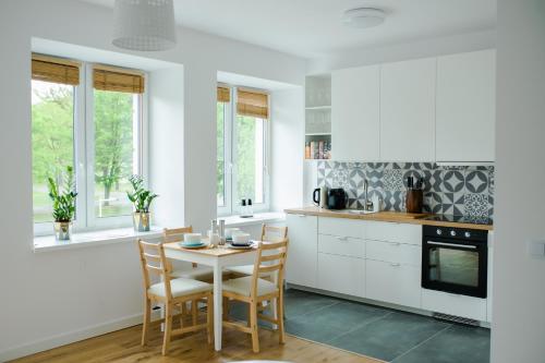 köök, Apartamenty Osmolice w Dęblinie (Apartamenty Osmolice w Deblinie) in Deblin