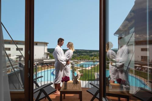 ระเบียง/ชานเรือน, Hotel & Spa Larimar in ชไตน์บัค