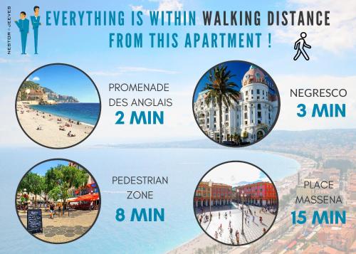 Nestor&Jeeves - SUNNY TERRACE - Central - Very close sea - Top Floor, Ницца (фото 4)