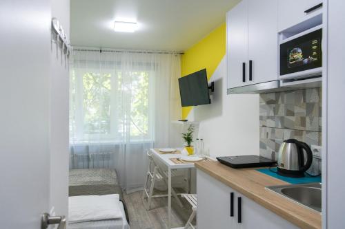 Konyha, Апартаменти MYFREEDOM поруч із метро Святошин in Svyatoshynskyj