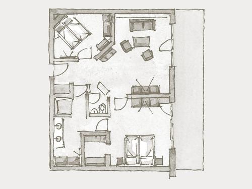 Suite, de luxe, vue sur la vallée