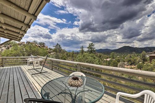 Bright Prescott Studio with Thumb Butte Views!