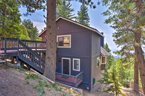 A-Frame Cali Cabin with Unobstructed Valley Views! in Running Springs, USA