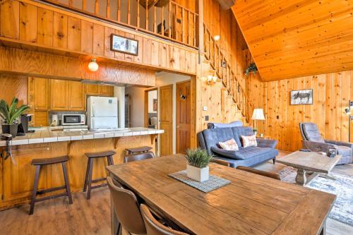 A-Frame Cali Cabin with Unobstructed Valley Views! in Running Springs, USA