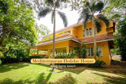 300m from beach - Luxury Mediterranean Holiday House - Pets Welcome พัทยา