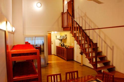 Kitchen, Apart Hotel Family in Bosque Peralta Ramos