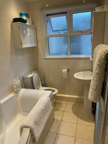 Μπάνιο, Courtyard Garden Flat in Τσέλτενχαμ