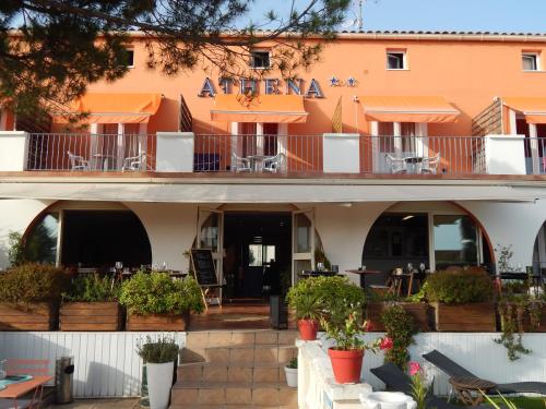 Exterior view, Hotel Athena in Agde