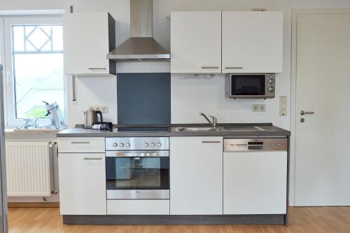 köök, Luxury Apartment Kampe in Hopsten