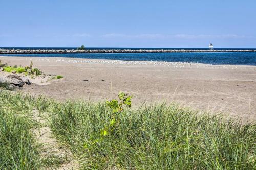 Ontonagon Home with Fire Pit - Steps to Beach!