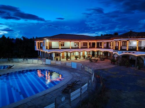 Exterior view, Hotel Gran Sirius in Sachica