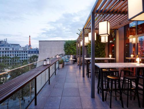Balcony/terrace, citizenM Paris Champs-Elysees near Musee Jacquemart-Andre