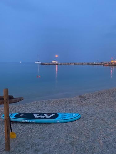 La Favorita pietonne et plage