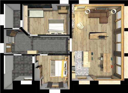 Die Zwei Sonnen Chalets 1.3km von Ofterschwang entfernt