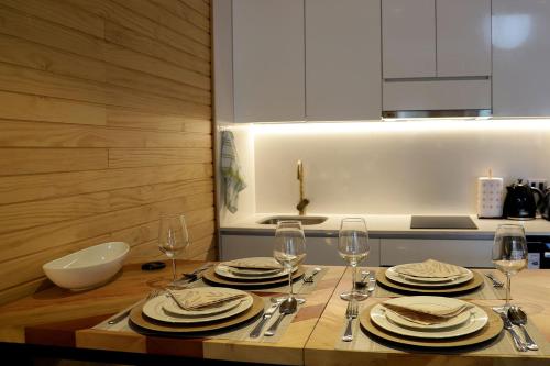 Cocina, Anoka Apart Hotel Boutique in Frutillar