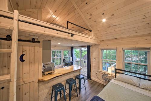 Idyllic Edgecomb Forest Studio with Deck and Balcony! - Apartment - Edgecomb