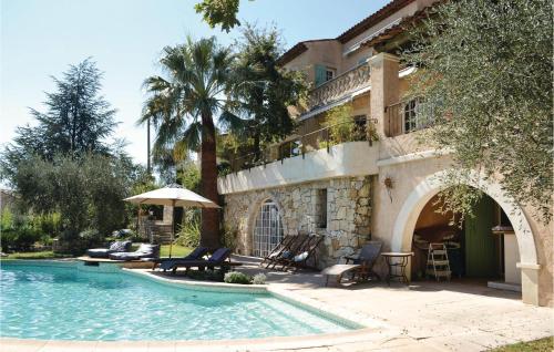 Lovely Home In Le Tignet With Outdoor Swimming Pool