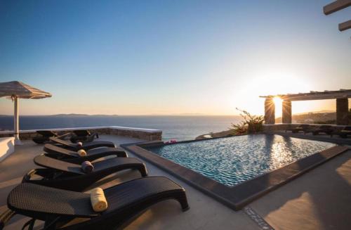 Stunning 2BR Cottage with private pool in Mykonos gîte à louer Agios Stefanos