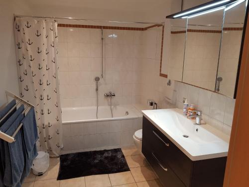 Bathroom, Comfortable apartment in Saxony in a charming area in Kamenz