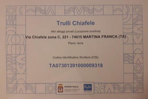 Trulli Chiafele