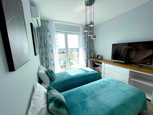 Apartament z tarasem i widokiem na Odrę, Вроцлав (фото 6)