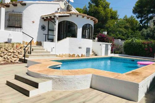 Villa Moraira Casa Toro 6 p avec piscine privée gîte à louer Casas Abiar