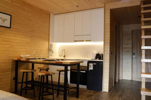 Cocina, Anoka Apart Hotel Boutique in Frutillar