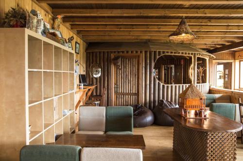 Koplietošanas atpūtas telpa ar TV, A Reboleira - Casa Nunez in Pedrafita do Cebreiro