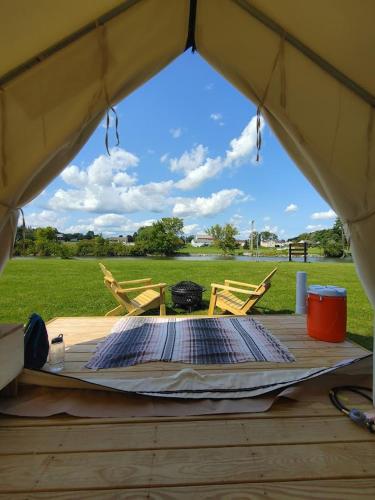 . Tentrr State Park Site - NY Canals - Palmyra Macedon Getaway Site C at Lock E 29 - Single Camp