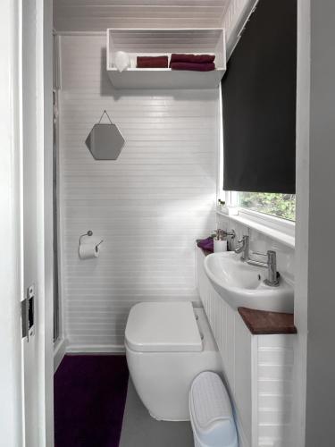 Bathroom, Shepherds hut Bath in Wick