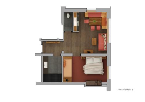 One-Bedroom Apartment - Top 3