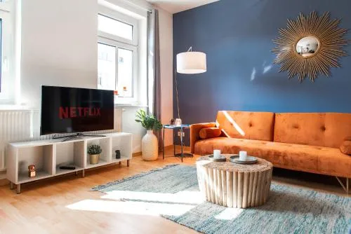 Stilvolles Apartment - Balkon, Netflix, Nespresso, Zentral, Messe in Chemnitz, Deutschland