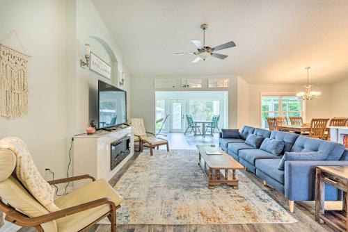 Modern Home on Rainbow River with Private Kayak Dock in Dunnellon, USA