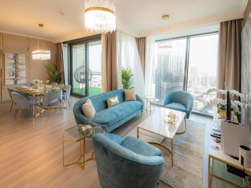 FIRST CLASS 3BR with full BURJ KHALIFA and FOUNTAIN VIEW, Dubaj (fotografie 4)
