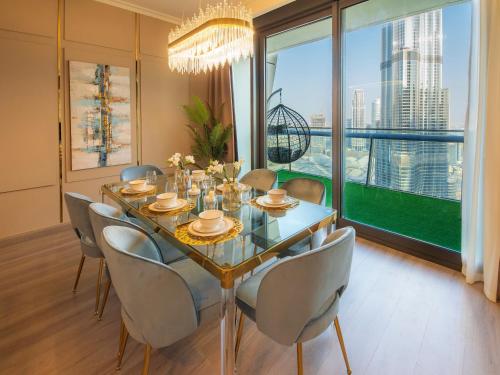 FIRST CLASS 3BR with full BURJ KHALIFA and FOUNTAIN VIEW, Dubaj (fotografie 7)