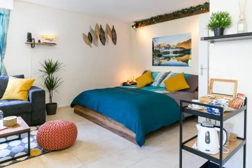 Spirit Apartments - Studio 1 - Küche - Parkplatz in Engelberg, Schweiz