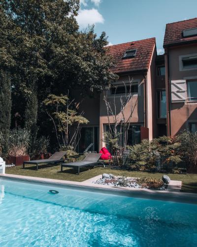 La Ronde des Bois - Romance et Bien Être - Jacuzzi privatif-piscine-patio