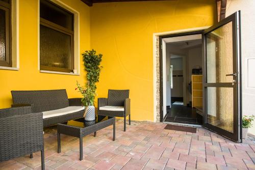 Balkons/terase, Ferienwohnung am Zeulenrodaer Meer in Zadelsdorf