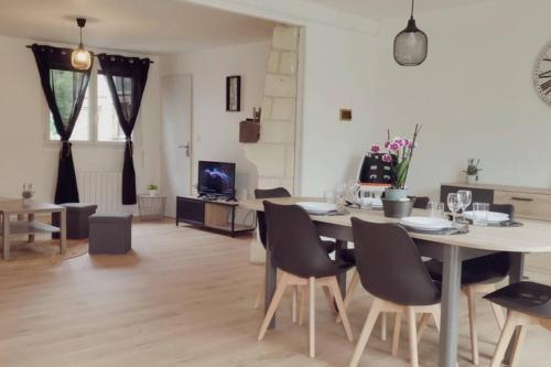 Maison chaleureuse en campagne avec jacuzzi gîte à louer Tancarville
